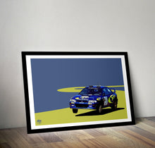 画像をギャラリービューアに読み込む, Subaru Impreza STI S3 - Colin McRae WRC Print - Fueled.art
