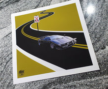 Charger l&#39;image dans la visionneuse de la galerie,The Cannonball Run Lamborghini Countach print - Fueled.art
