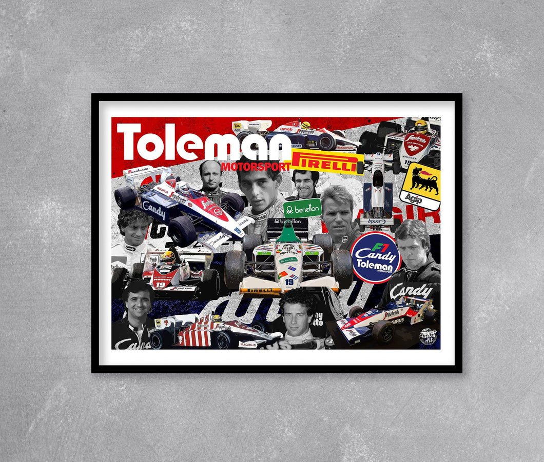 Toleman Motorsport F1 Print - Fueled.art