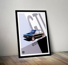 画像をギャラリービューアに読み込む, VW Golf GTI Mk1 Print - Fueled.art
