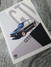 Load image into Gallery viewer, VW Golf GTI Mk1 Print - Fueled.art
