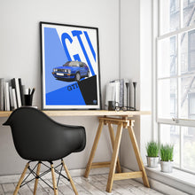 Load image into Gallery viewer, VW Golf GTI Mk2 Print - Fueled.art

