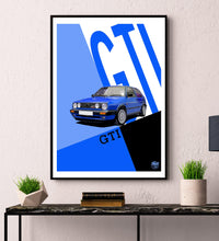 Load image into Gallery viewer, VW Golf GTI Mk2 Print - Fueled.art
