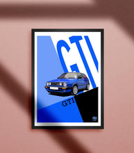 Load image into Gallery viewer, VW Golf GTI Mk2 Print - Fueled.art
