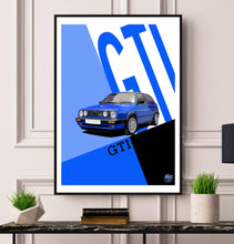 Charger l&#39;image dans la visionneuse de la galerie,VW Golf GTI Mk2 Print - Fueled.art
