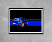 Load image into Gallery viewer, VW Golf R Mk7 Print - Fueled.art
