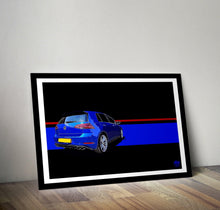 Load image into Gallery viewer, VW Golf R Mk7 Print - Fueled.art
