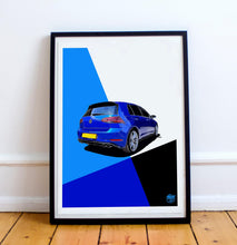 Load image into Gallery viewer, VW Golf R Mk7 Print - Fueled.art
