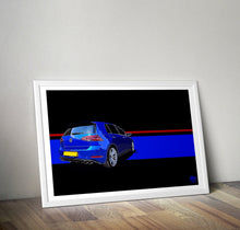 Load image into Gallery viewer, VW Golf R Mk7 Print - Fueled.art
