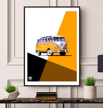 Charger l&#39;image dans la visionneuse de la galerie,VW T1 Samba Bus Print - Fueled.art
