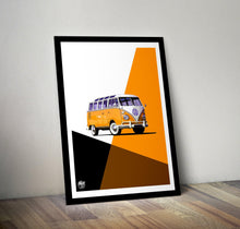 Load image into Gallery viewer, VW T1 Samba Bus Print - Fueled.art
