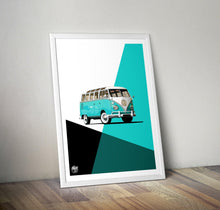 Charger l&#39;image dans la visionneuse de la galerie,VW T1 Samba Bus Print - Fueled.art
