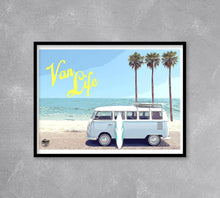 Charger l&#39;image dans la visionneuse de la galerie,VW &#39;Van Life&#39; Campervan Print - Fueled.art
